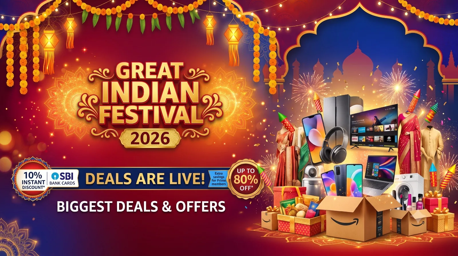 Amazon Great Indian Festival 2026 Deals and Shopping Guide